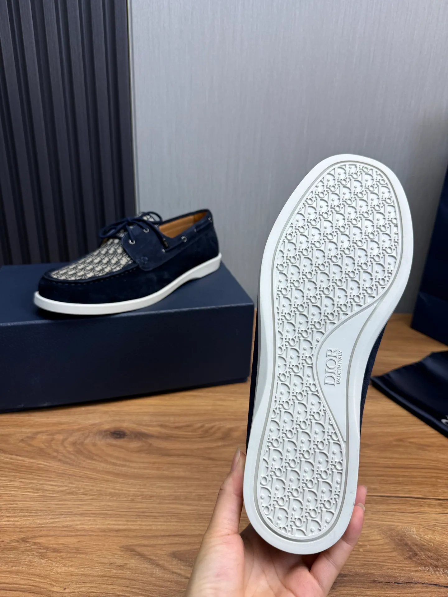 Men's shoes 💰560💰 [Dior Dior] Men's official website hot sale 🔥Imported frosted cowhide + cowhide lining. Original rubber wear-resistant outsole. High quality shipment ⬆️Code number 38-44, (45 customized)